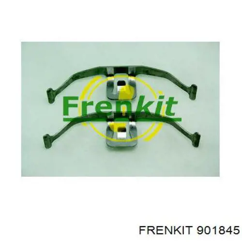 901845 Frenkit kit de molas de fixação de sapatas de disco dianteiras