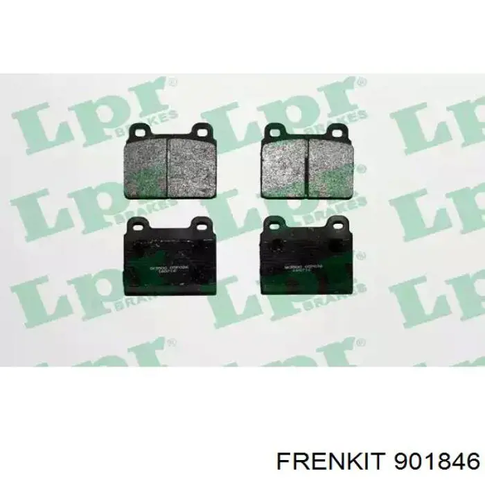 Комплект пружинок крепления дисковых колодок, передних Frenkit 901846 цена, от 12.90 USD