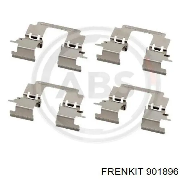 901896 Frenkit kit de molas de fixação de sapatas de disco traseiras