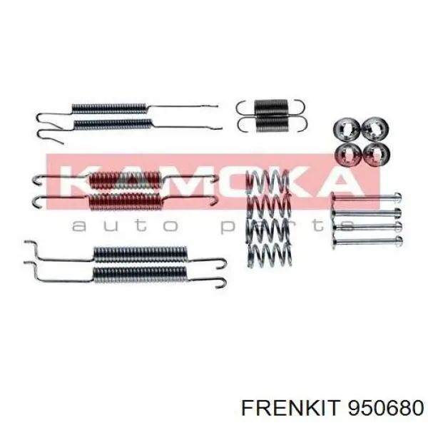 Установочный комплект задних барабанных колодок Frenkit 950680 цена, от 6.41 USD