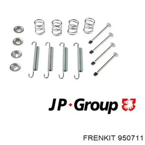 Купить 950711 Frenkit Монтажный комплект задних барабанных колодок