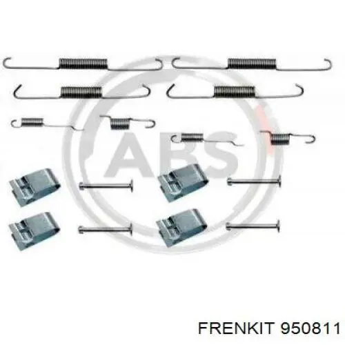 Механизм подвода (самоподвода) барабанных колодок (разводной ремкомплект) Frenkit 950811 цена, от 6.49 USD