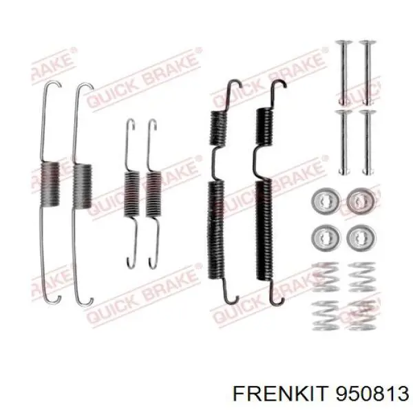 950813 Frenkit монтажный комплект задних барабанных колодок