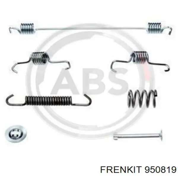 Установочный комплект задних барабанных колодок Frenkit 950819 цена, от 5.09 USD