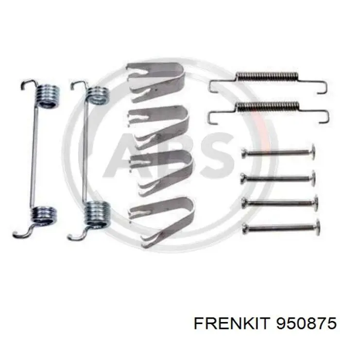 950875 Frenkit Комплект монтажный задних барабанных колодок