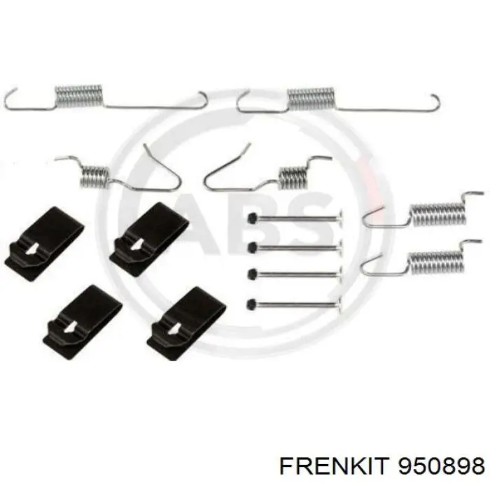 Установочный комплект задних барабанных колодок Frenkit 950898 цена, от 8.87 USD