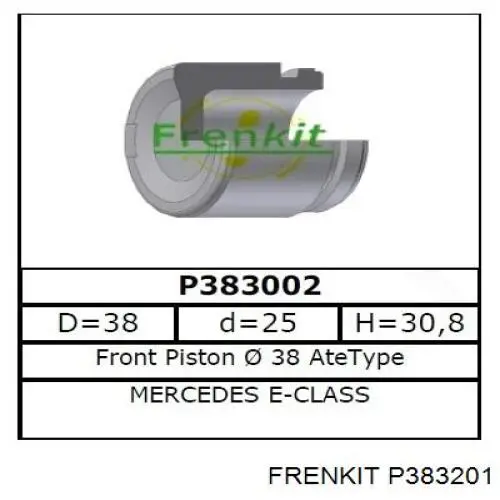 Поршень тормозного суппорта переднего  FRENKIT P383201
