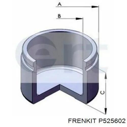 Поршень суппорта тормозного, переднего Frenkit P525602 цена, от 9.46 USD