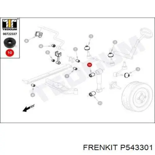 Поршень суппорта тормозного переднего F004 ACS