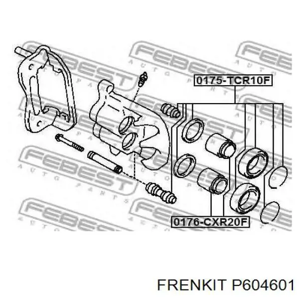 Поршень суппорта тормозного, переднего Frenkit P604601 цена, от 8.18 USD