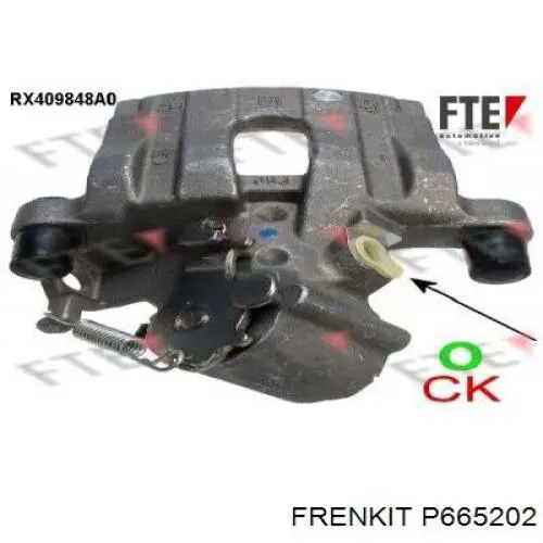 P665202 Frenkit поршень суппорта тормозного переднего