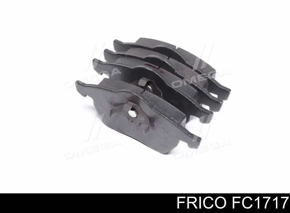 Передние тормозные колодки FC1717 Frico