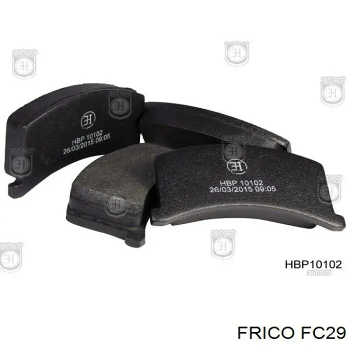 FC29 Frico Колодки передние