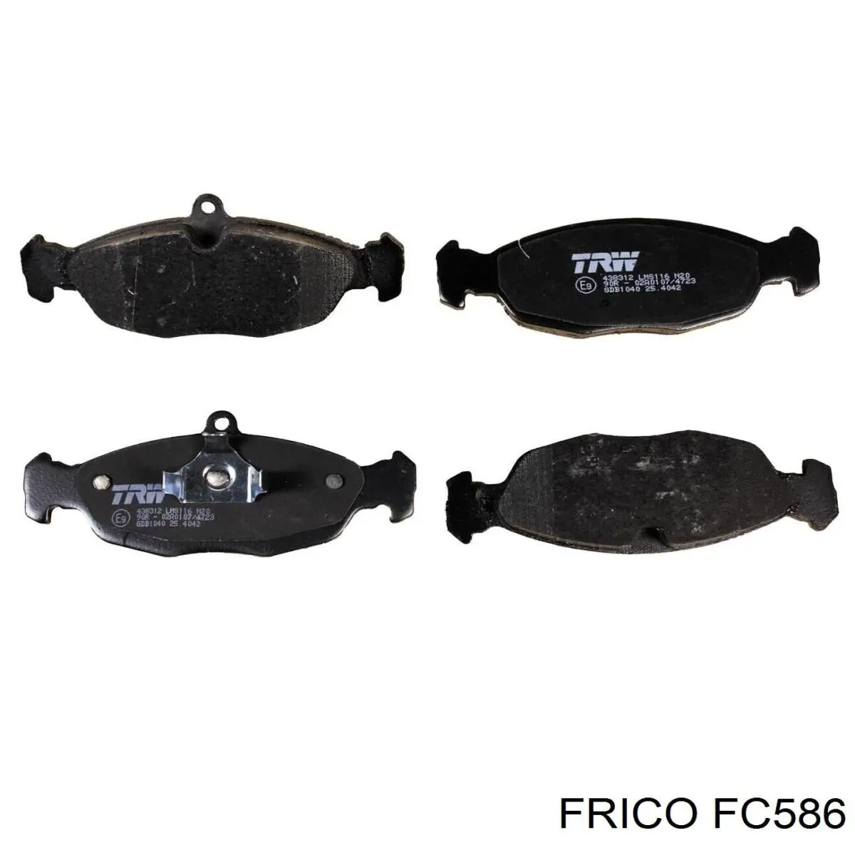 Колодки Frico FC586 цена, от 10.74 USD