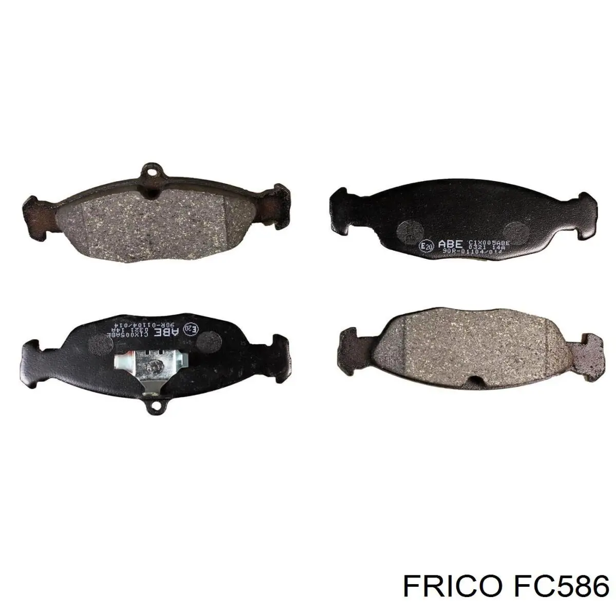 FC586 Frico Колодки передние
