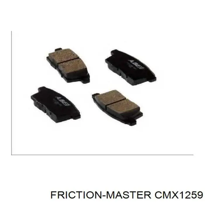 CMX1259 Friction Master Колодки тормозные дисковые комплект