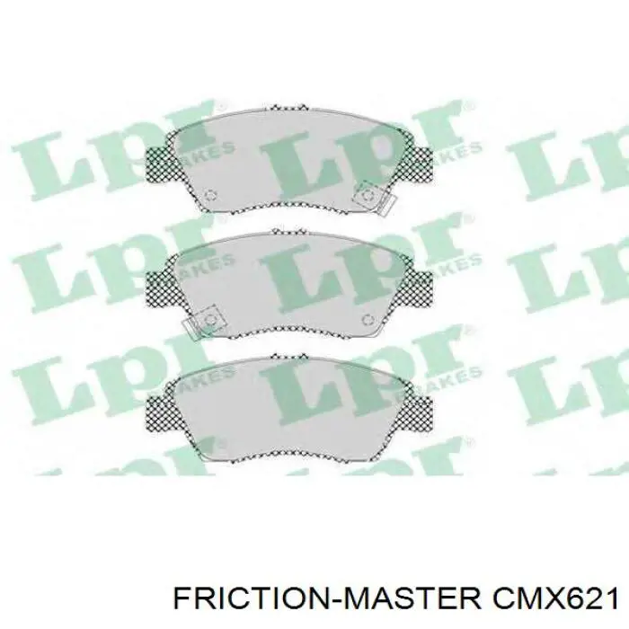 Передние тормозные колодки CMX621 Friction Master