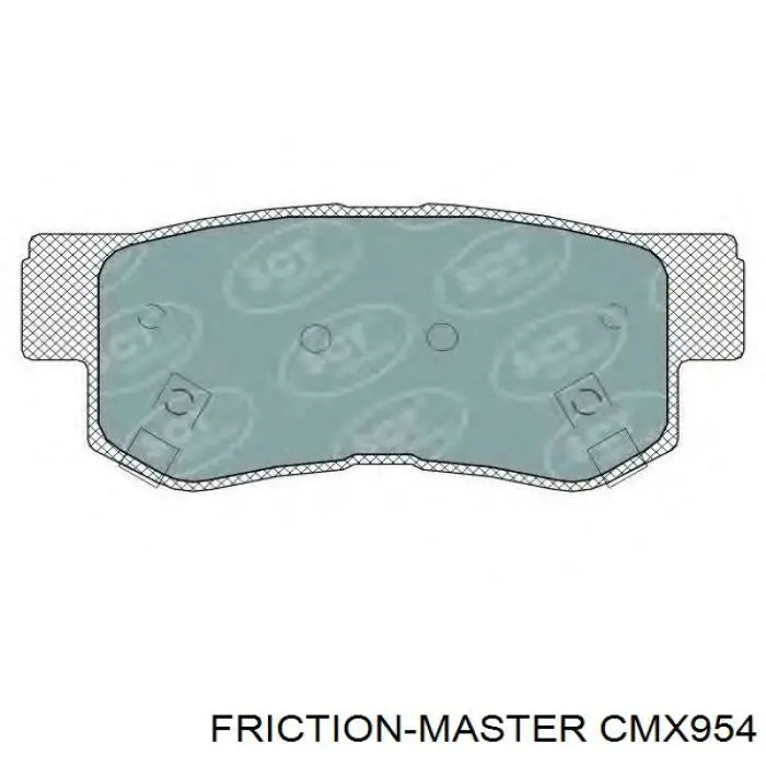 CMX954 Friction Master Колодки тормозные дисковые комплект