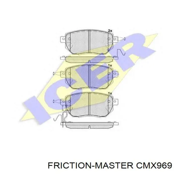 Колодки Friction Master CMX969 цена, от 24.18 USD