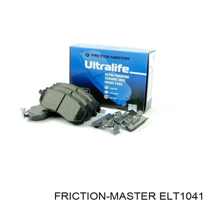 Купить ELT1041 Friction Master Колодки тормозные задние, дисковые