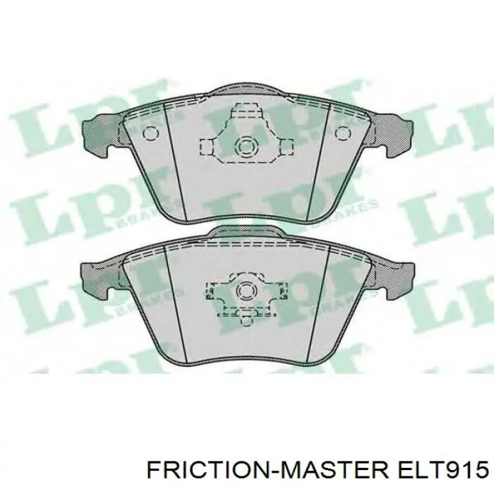 Купить ELT915 Friction Master Колодки тормозные