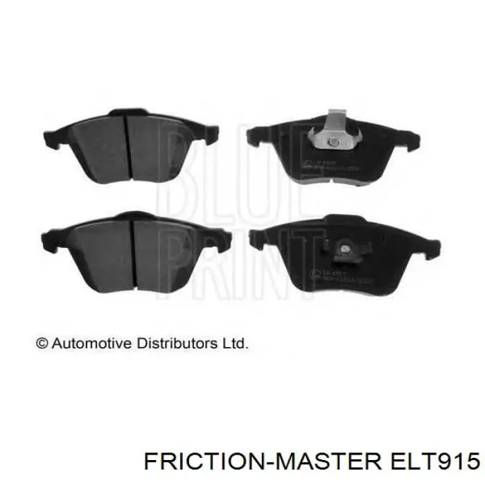 Колодки Friction Master ELT915 цена, от 22.92 USD