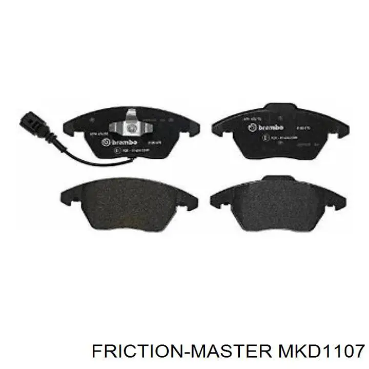 Тормозные колодки Friction Master MKD1107