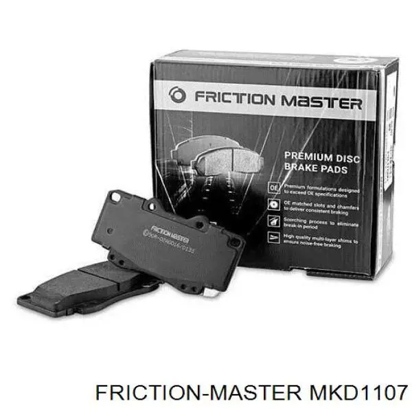 Колодки Friction Master MKD1107 цена, от 24.07 USD
