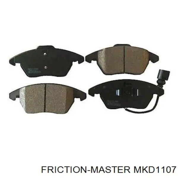 Pastillas de freno delanteras MKD1107 Friction Master