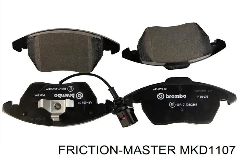 Колодки Friction Master MKD1107 цена, от 24.07 USD