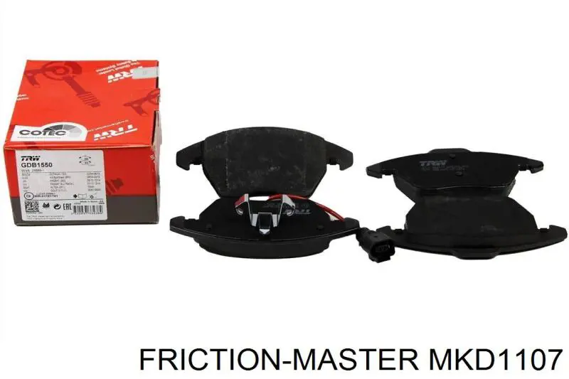 Купить MKD1107 Friction Master Колодки тормозные