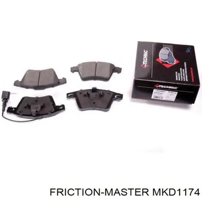 MKD1174 Friction Master Колодки передние