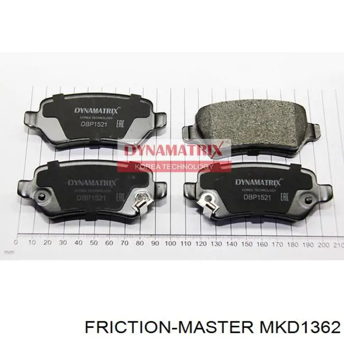 Купить MKD1362 Friction Master Колодки тормозные задние, дисковые