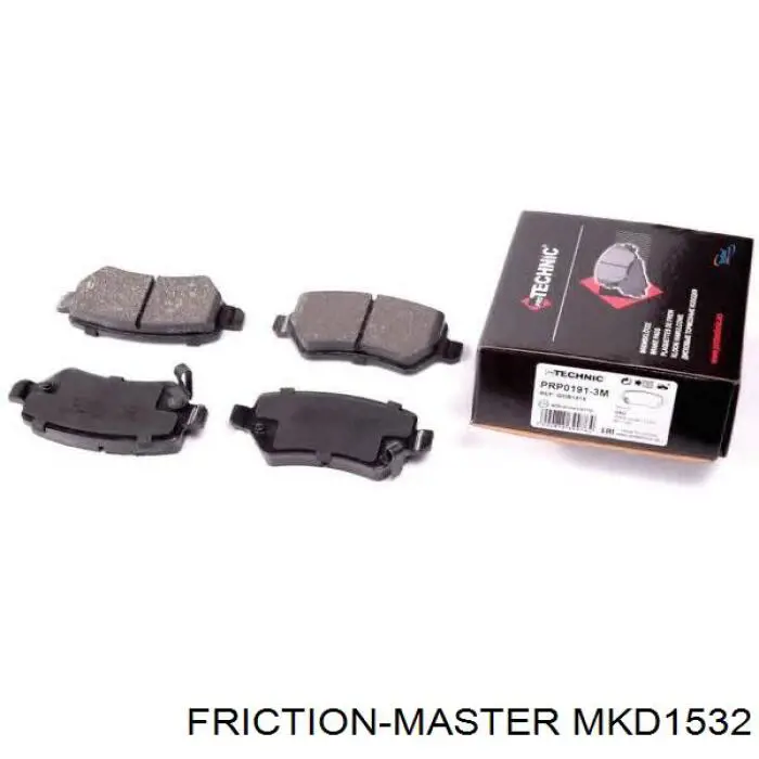 Передние тормозные колодки MKD1532 Friction Master