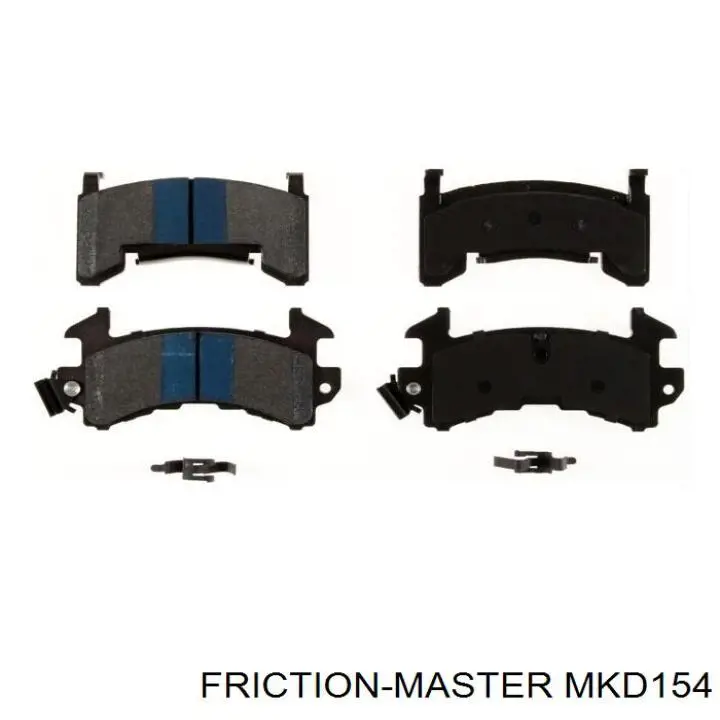 Передние тормозные колодки MKD154 Friction Master