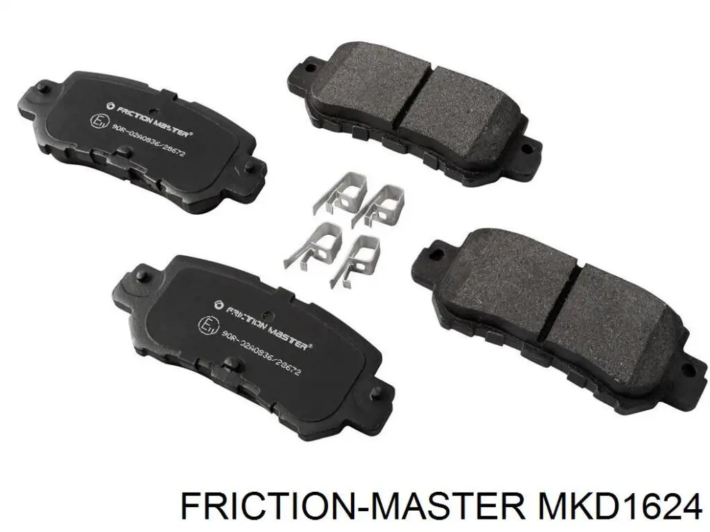 Задние тормозные колодки MKD1624 Friction Master