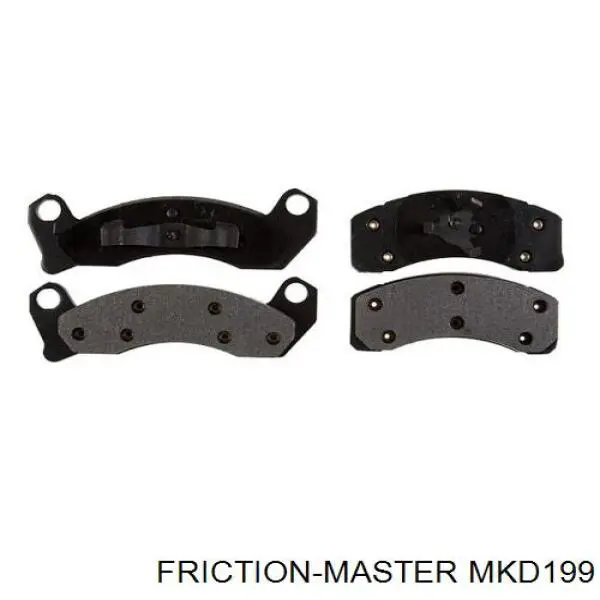 MKD199 Friction Master передние тормозные колодки