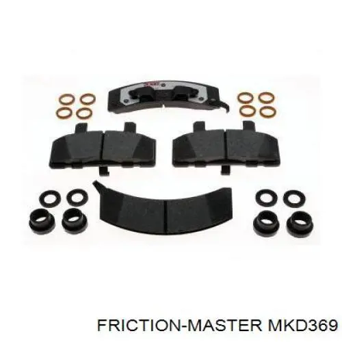 Передние тормозные колодки MKD369 Friction Master