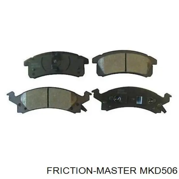 MKD506 Friction Master колодки тормозные передние дисковые