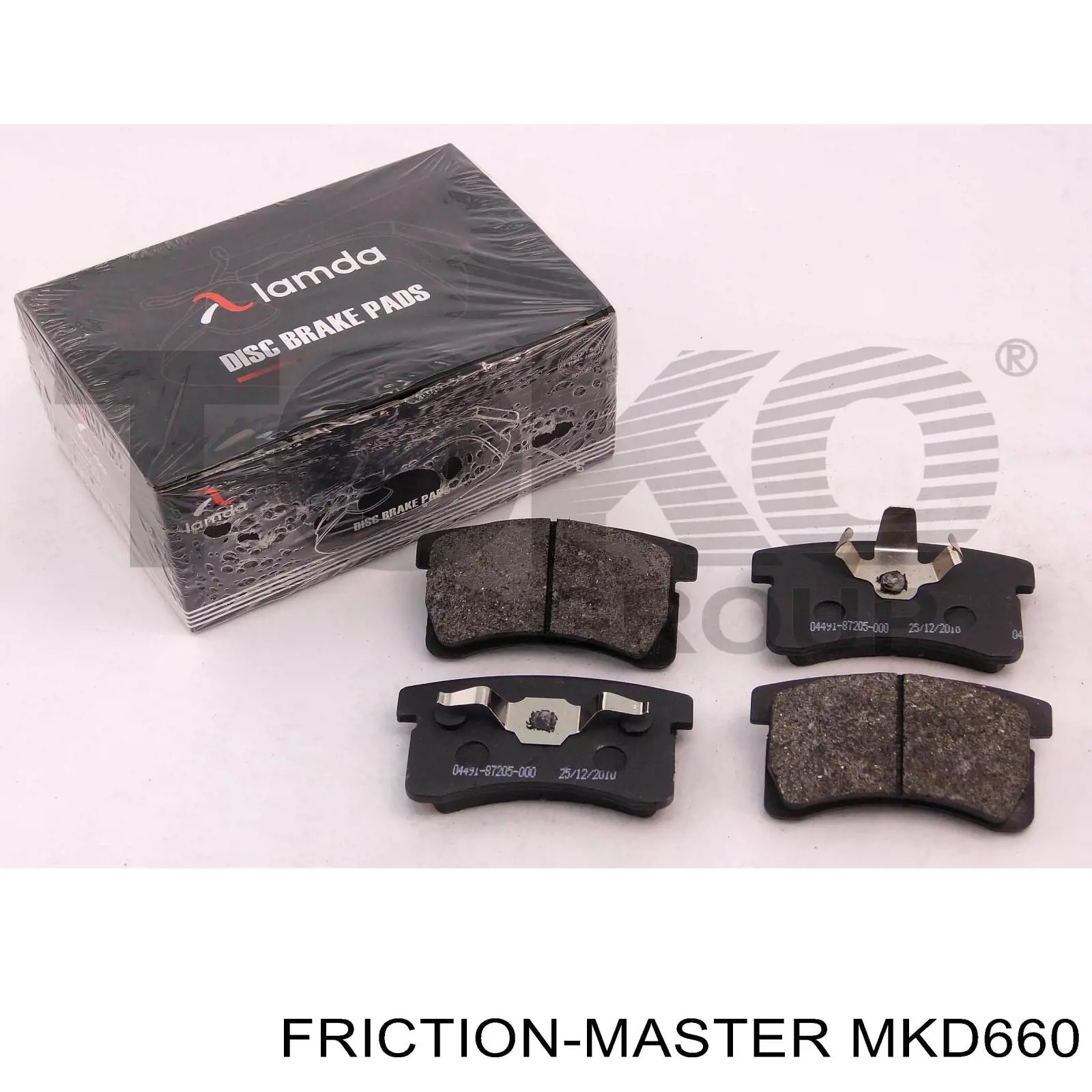 MKD660 Friction Master Колодки передние