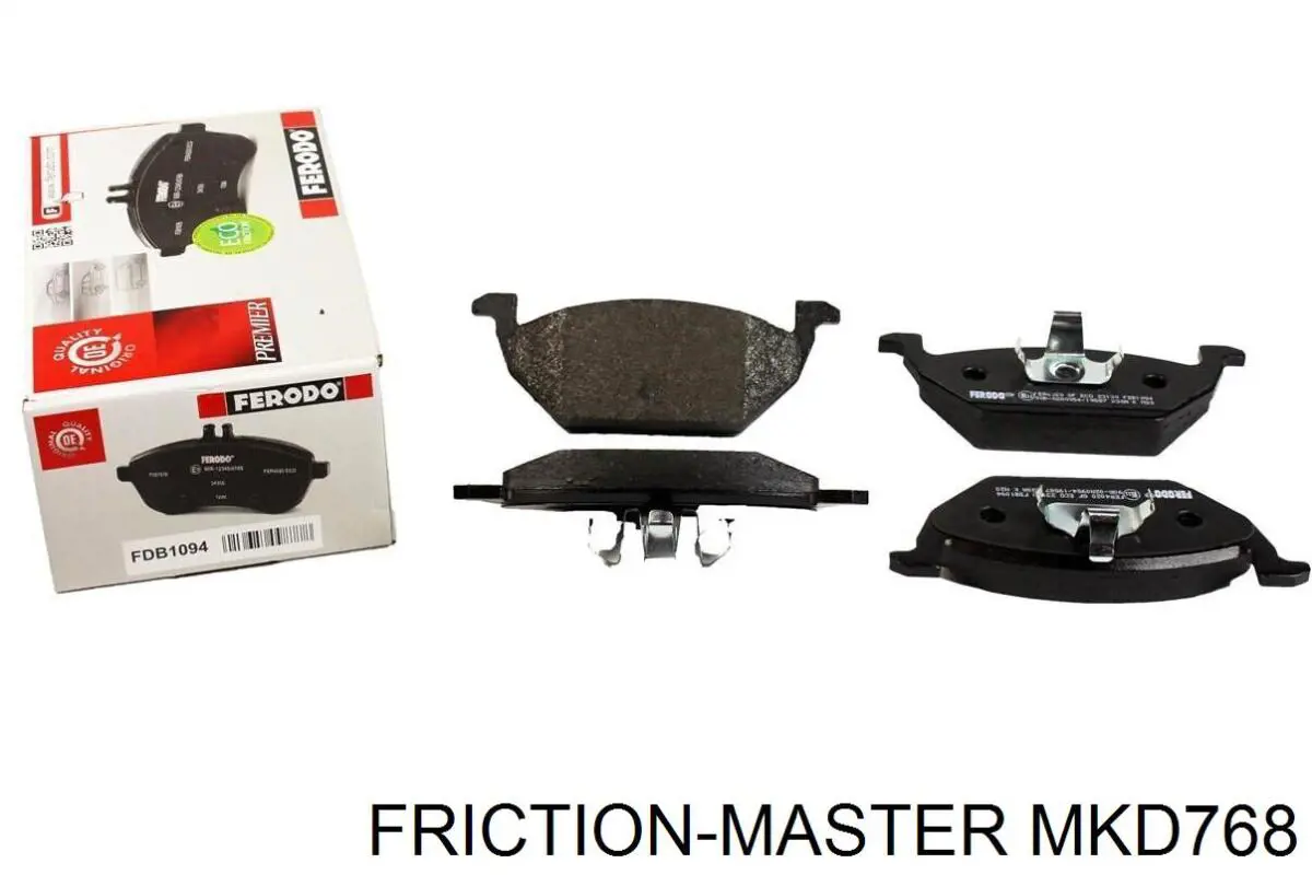 Купить MKD768 Friction Master Колодки тормозные