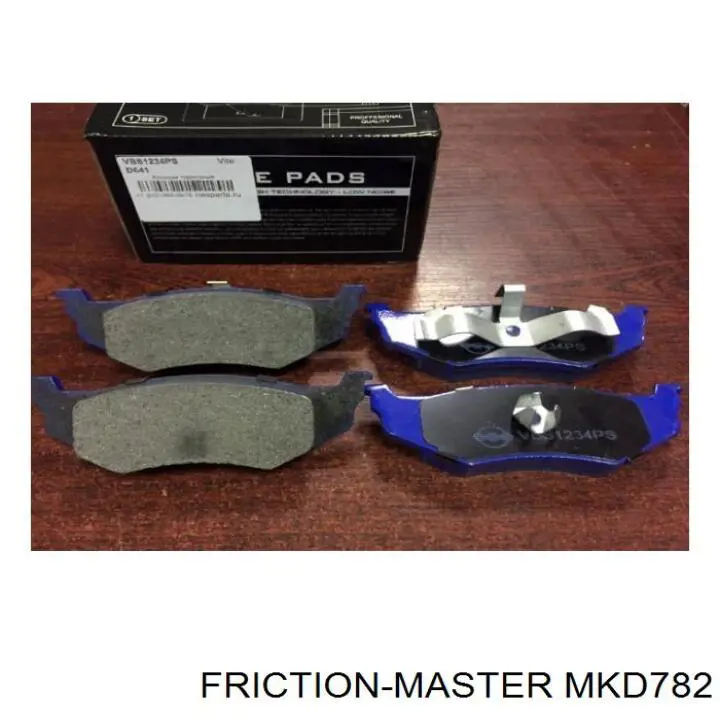 MKD782 Friction Master Колодки тормозные дисковые комплект