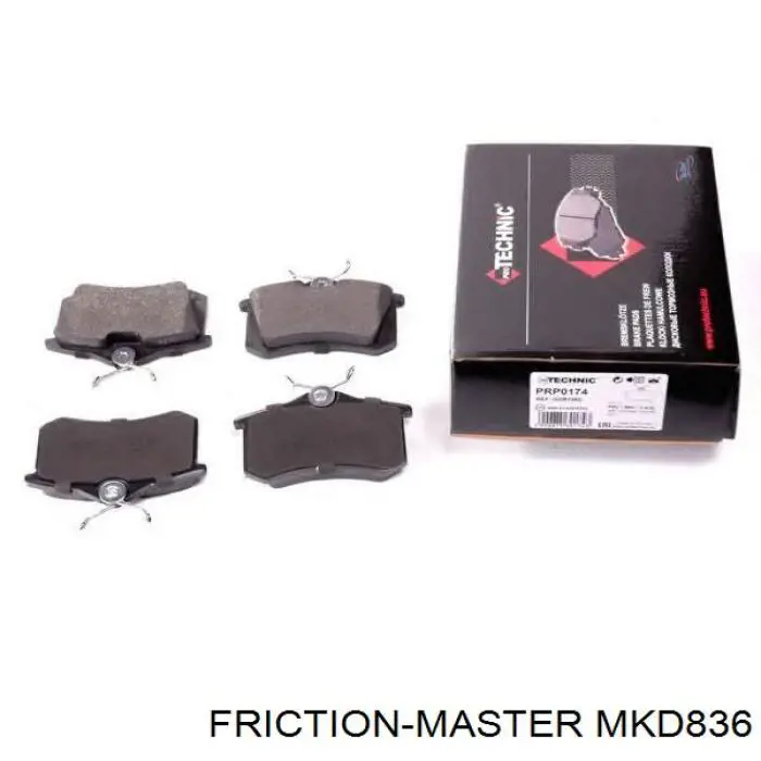 Передние тормозные колодки MKD836 Friction Master