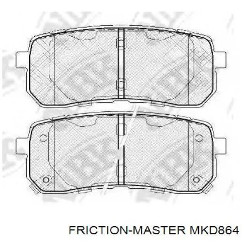 MKD864 Friction Master Колодки передние