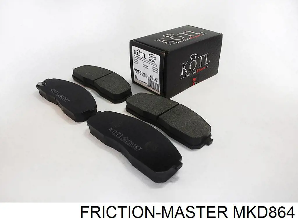 Купить MKD864 Friction Master Колодки тормозные