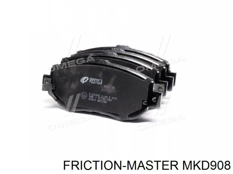 Передние тормозные колодки MKD908 Friction Master