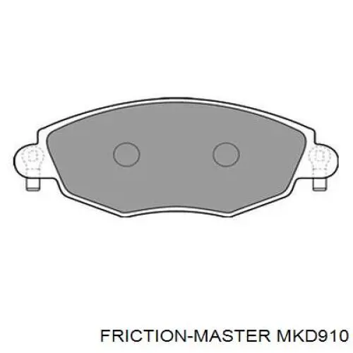 MKD910 Friction Master Колодки передние