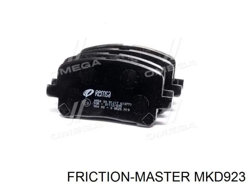 Передние тормозные колодки MKD923 Friction Master