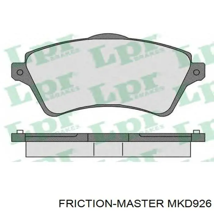 Купить MKD926 Friction Master Колодки тормозные