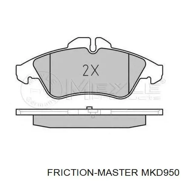 Купить MKD950 Friction Master Колодки тормозные